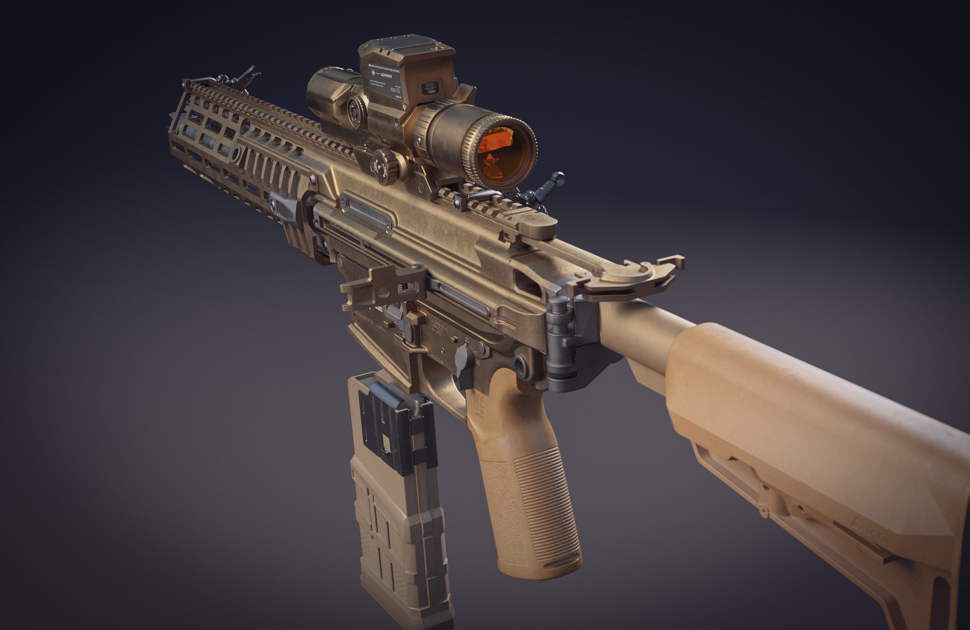 Next Generation Rifle and Accessories | Daz 3D