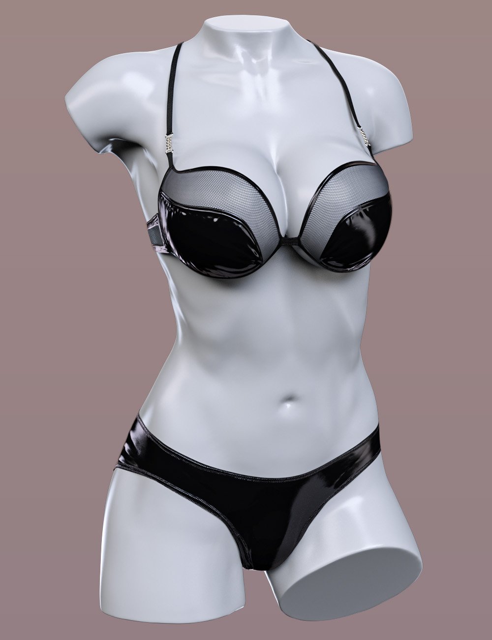 Angelic Belle Lingerie Set for Genesis 9 by: Herschel Hoffmeyer, 3D Models by Daz 3D
