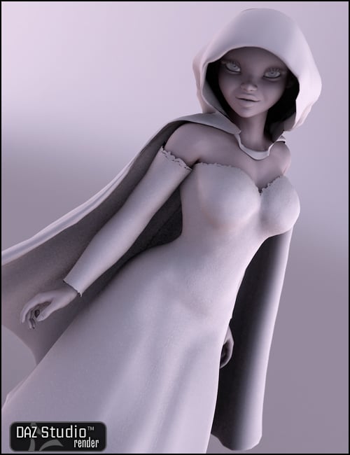 G4 Hooded Cloak by: pdxjims, 3D Models by Daz 3D