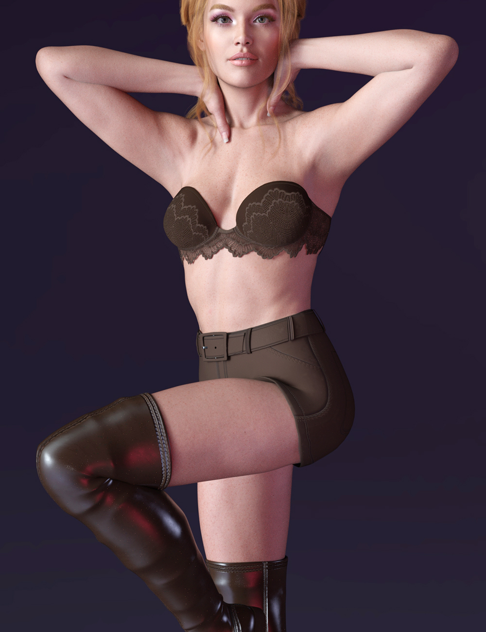 X Fashion Glam Outfit for Genesis 9 by: xtrart-3d, 3D Models by Daz 3D
