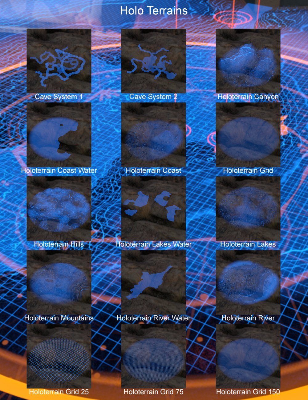 Hologram Pack 02 Hologram Pack 02 by: Lantios, 3D Models by Daz 3D