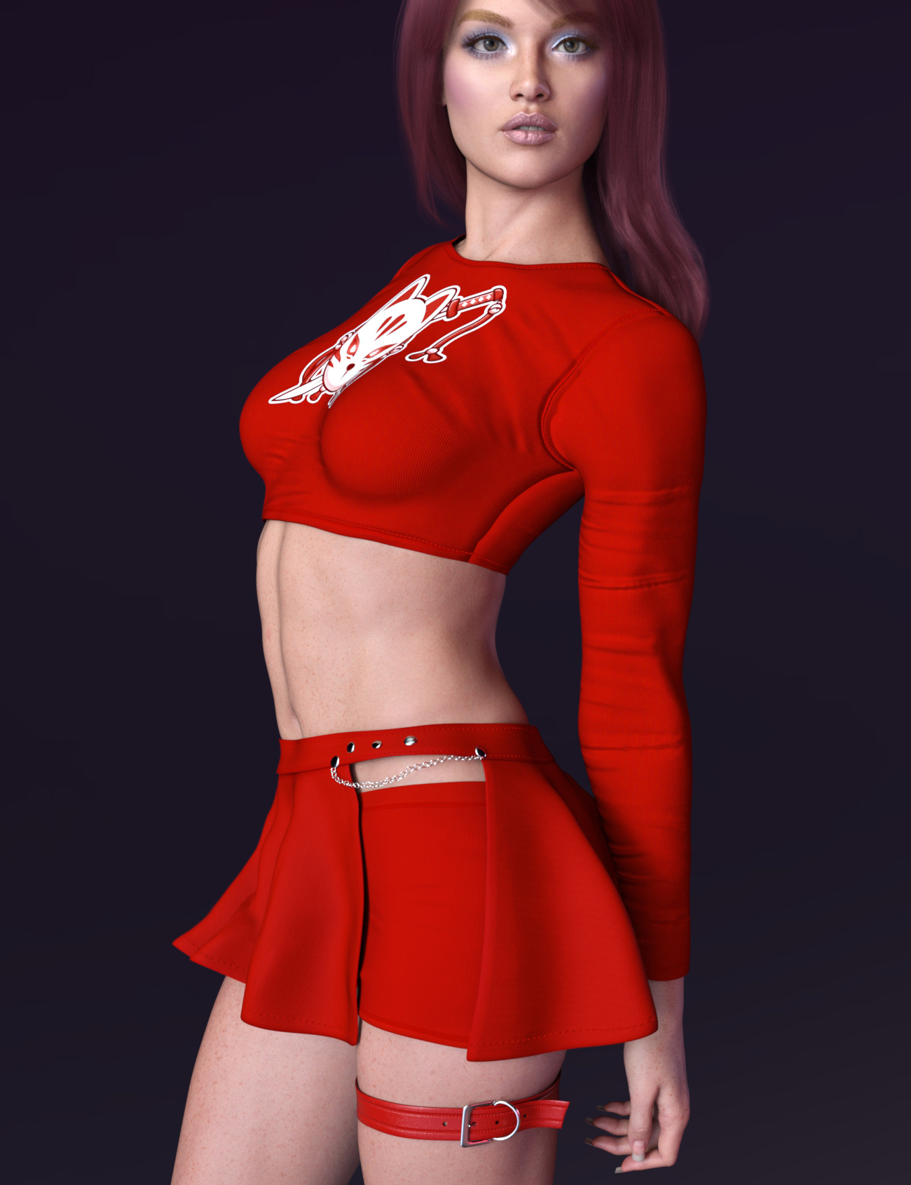 X Fashion Egirl for Genesis 9 X Fashion Egirl for Genesis 9 by: xtrart-3d, 3D Models by Daz 3D