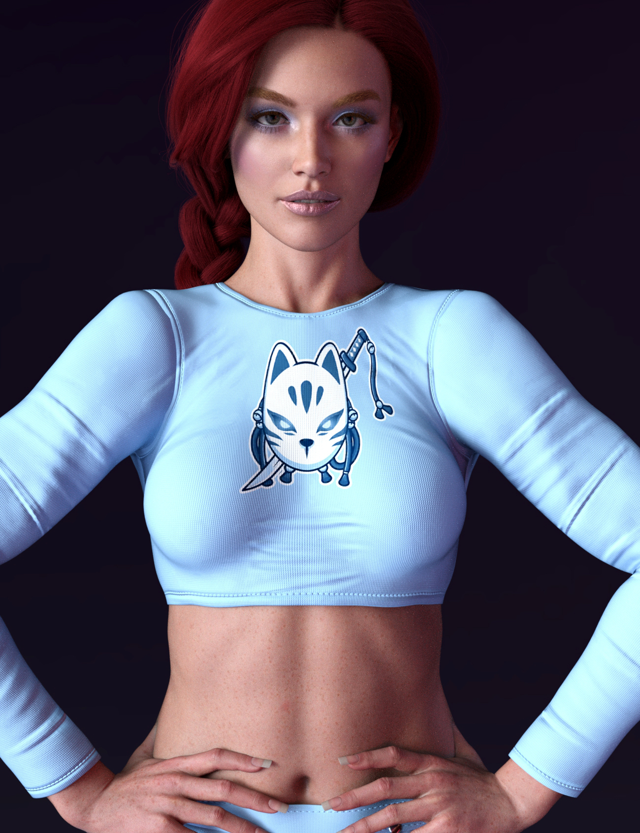 X Fashion Egirl for Genesis 9 by: xtrart-3d, 3D Models by Daz 3D