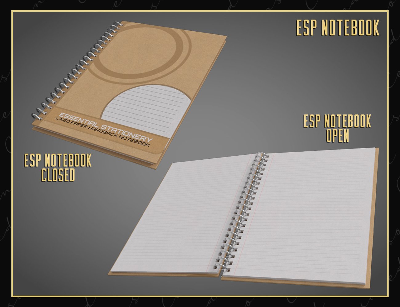 Essential Stationery Props Essential Stationery Props by: Censored, 3D Models by Daz 3D