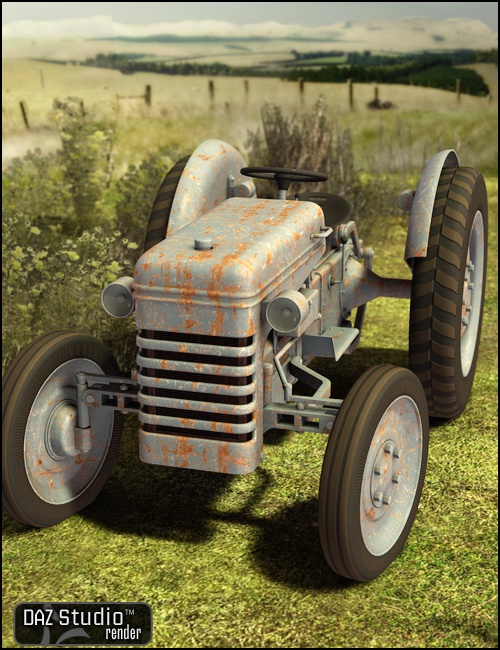 Tractor F9N by: , 3D Models by Daz 3D