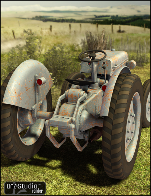 Tractor F9N Tractor F9N by: , 3D Models by Daz 3D