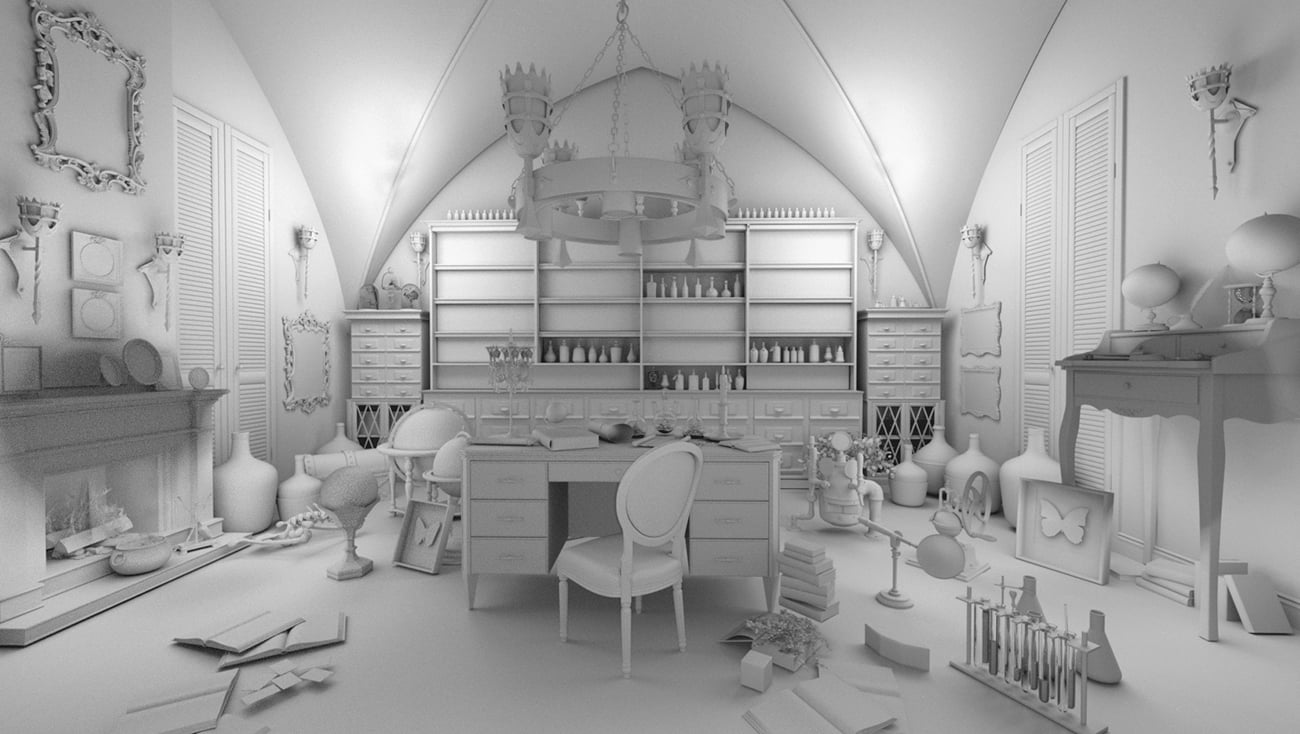 The Black House - Tower Room The Black House - Tower Room by: 3DStyle, 3D Models by Daz 3D