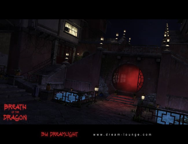 Breath Of The Dragon Streets Of Asia - DAZ Studio Light Set