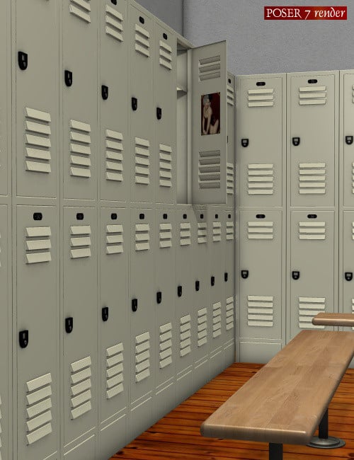 Spa Changing Room and Showers Spa Changing Room and Showers by: Ness Period Reproductions, 3D Models by Daz 3D