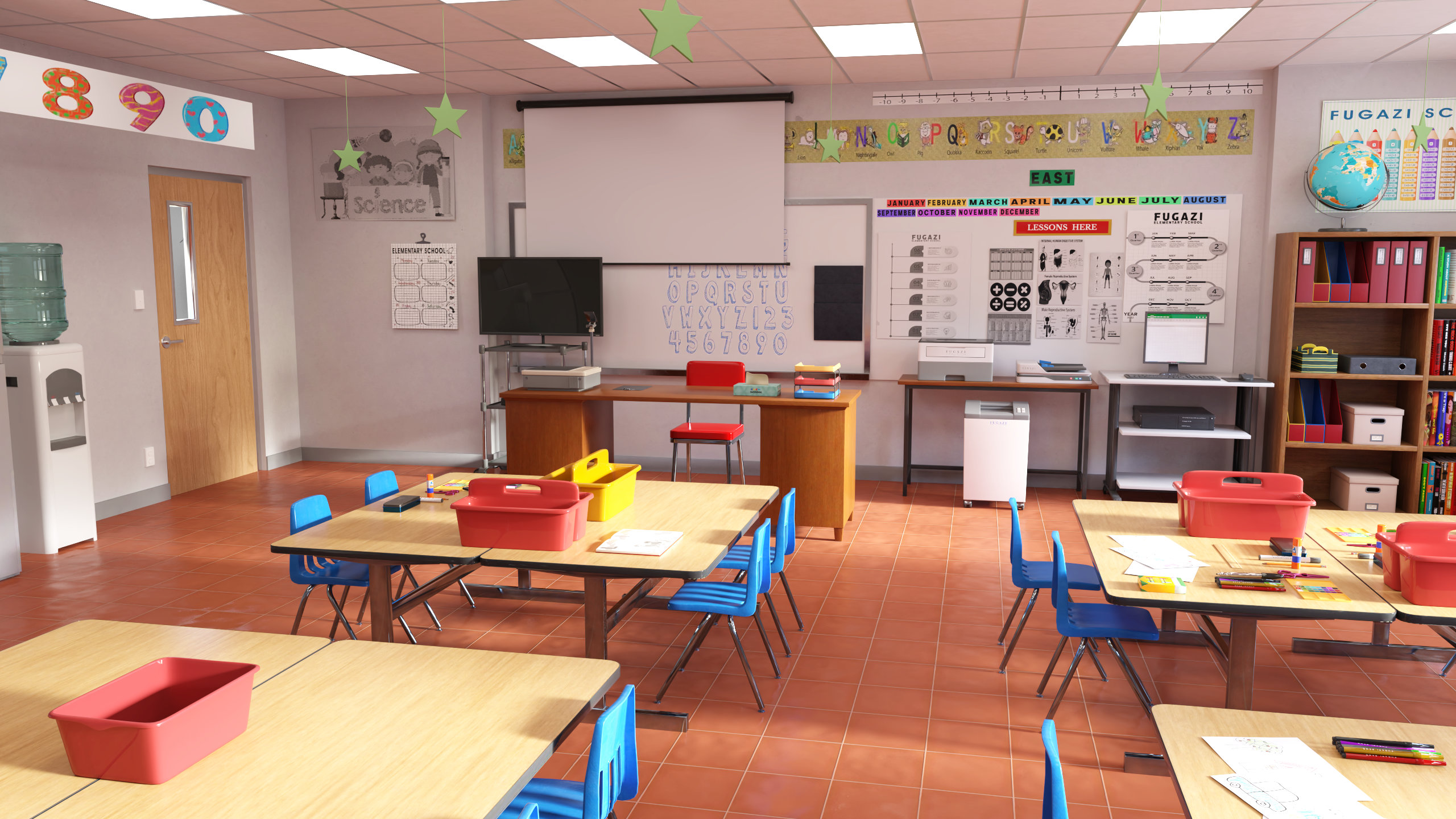 FG Elementary Classroom by: IronmanFugazi1968, 3D Models by Daz 3D