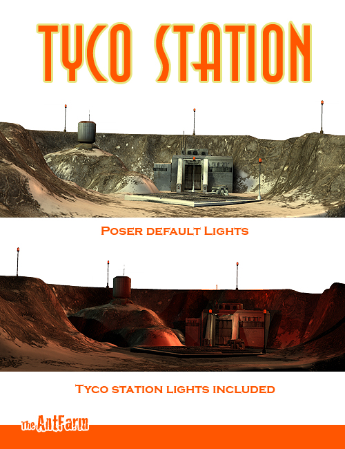 Tyco Station by: The AntFarm, 3D Models by Daz 3D