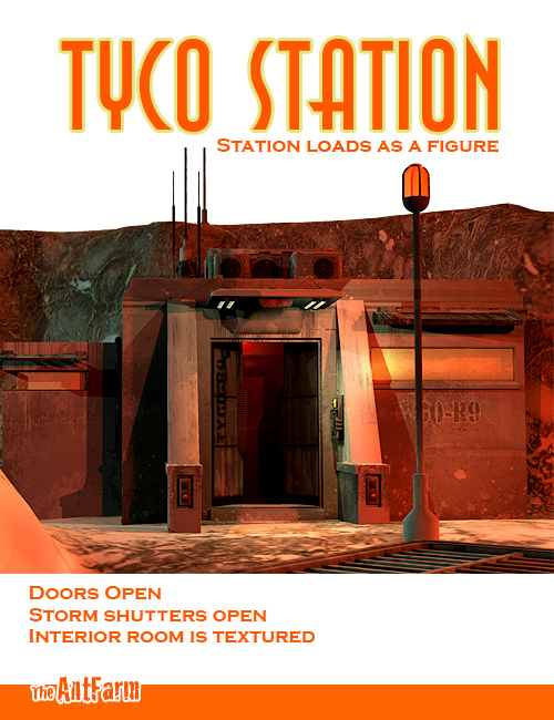 Tyco Station by: The AntFarm, 3D Models by Daz 3D