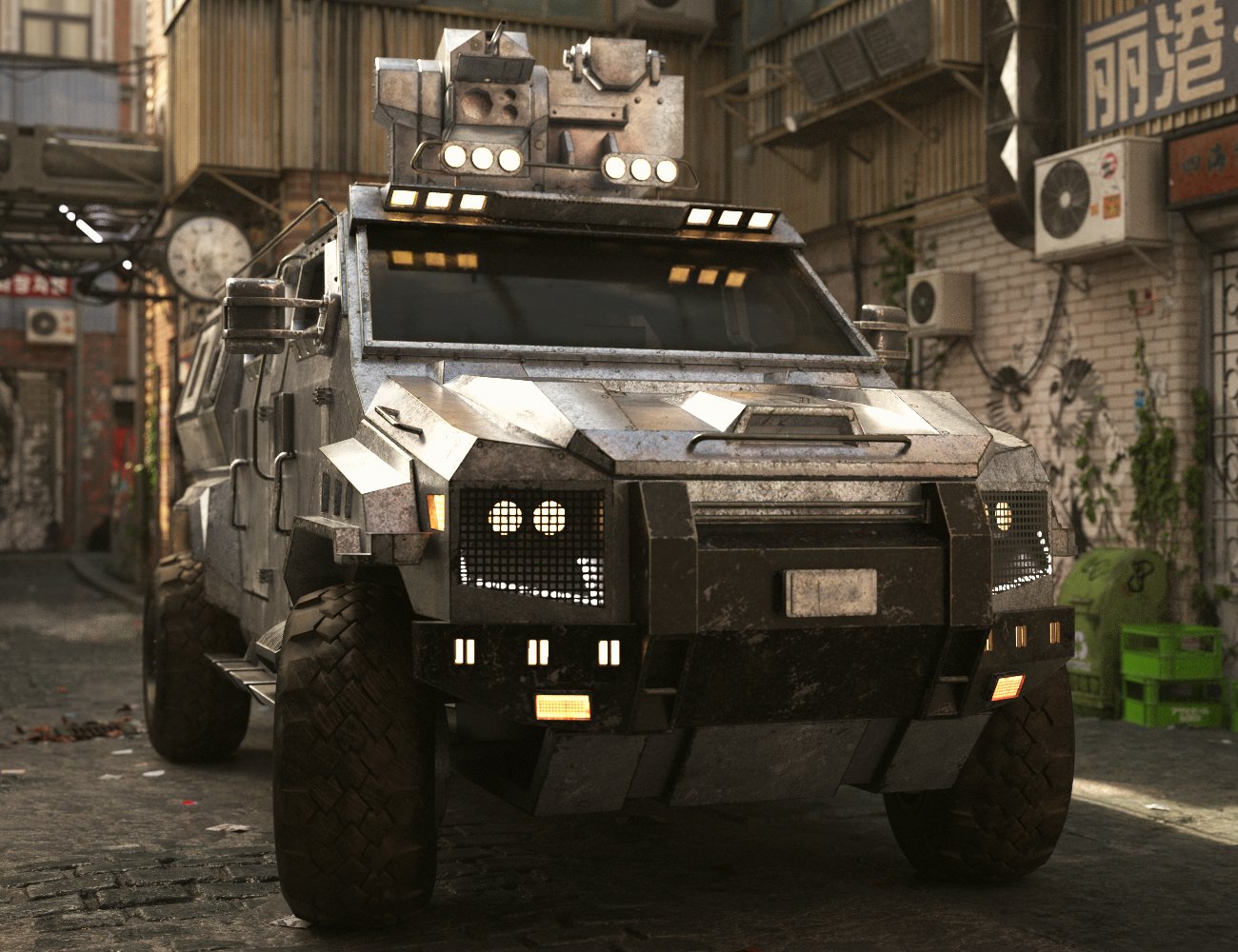 XI Armored Patrol Vehicle | Daz 3D