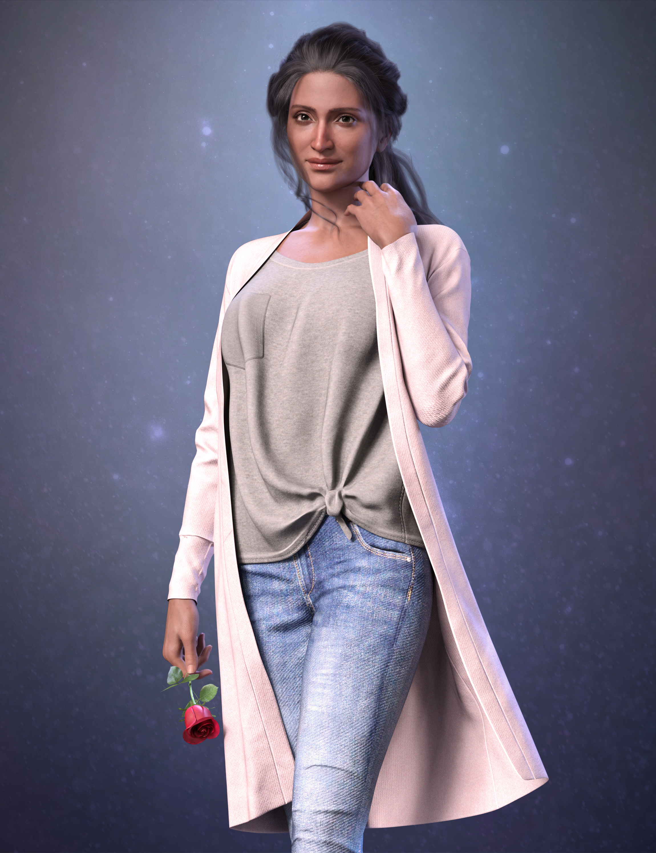 dForce Every Day Outfit for Genesis 9 by: fefecoolyellow, 3D Models by Daz 3D