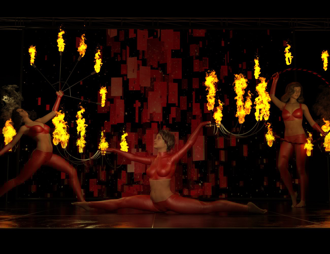 FireShow FireShow by: santjaga1975, 3D Models by Daz 3D