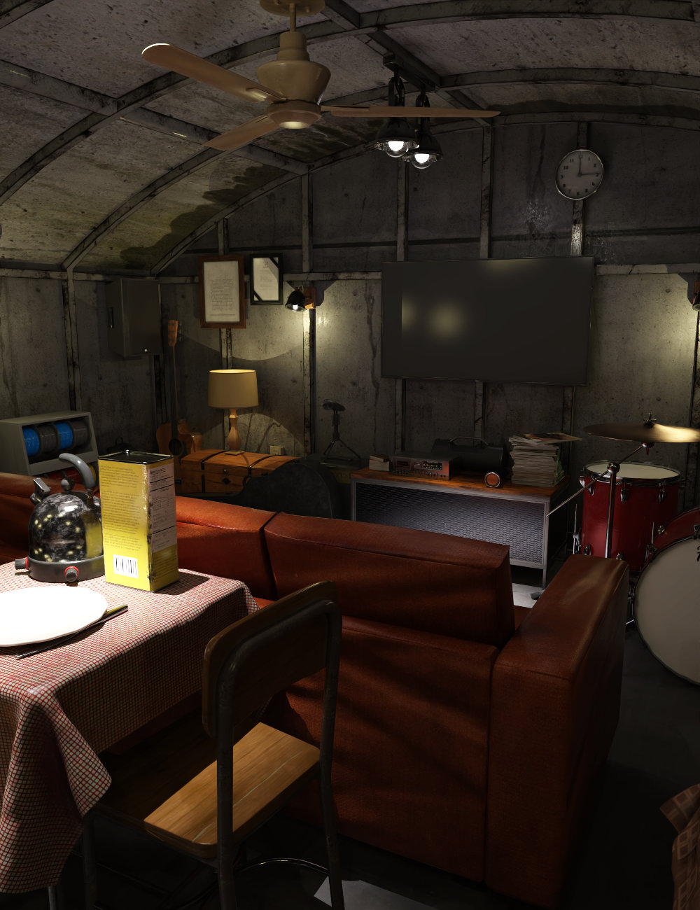 FG Old Home Bunker by: IronmanFugazi1968, 3D Models by Daz 3D