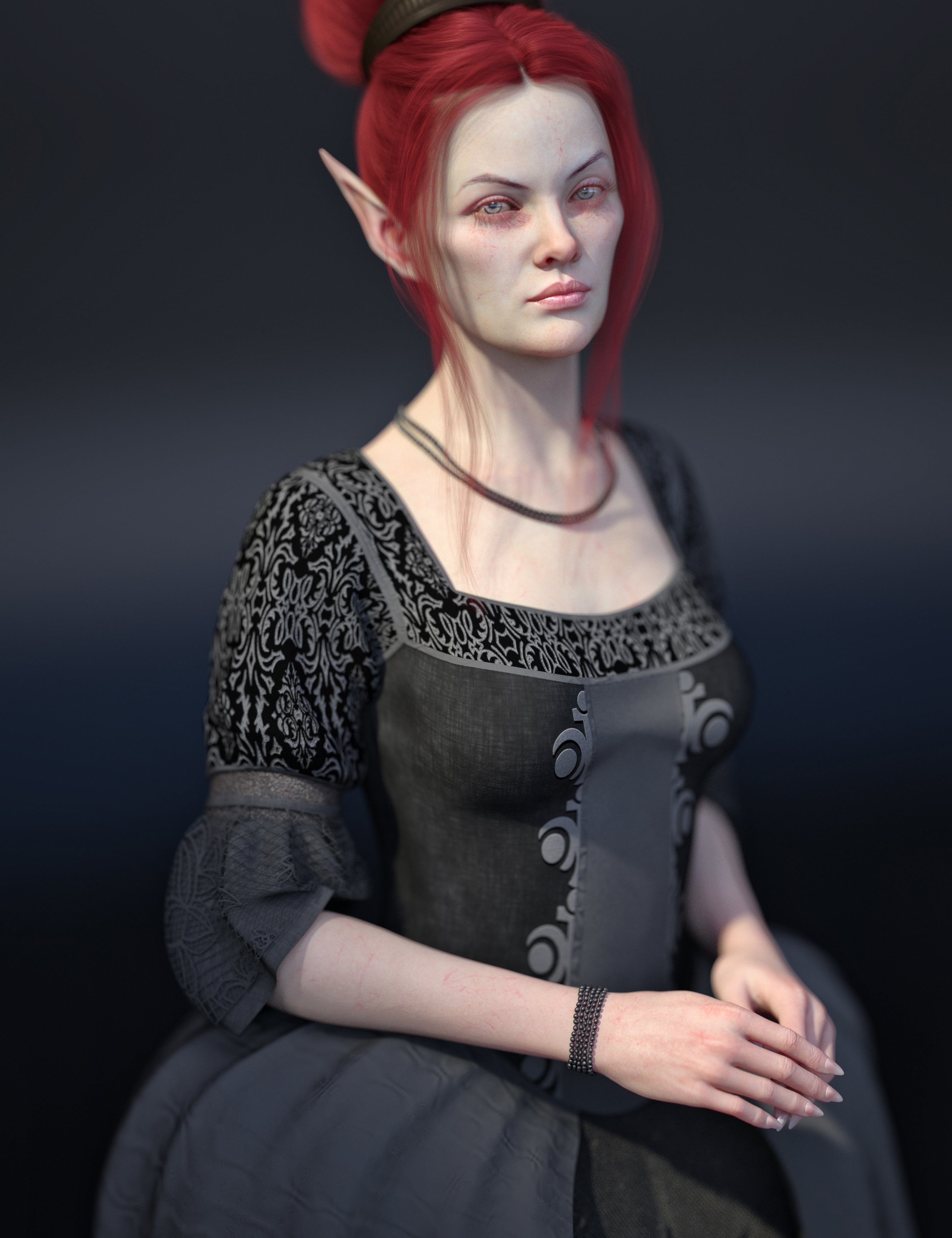 EM3D Prudence HD Dark Fairy Prudence Add-On | Daz 3D