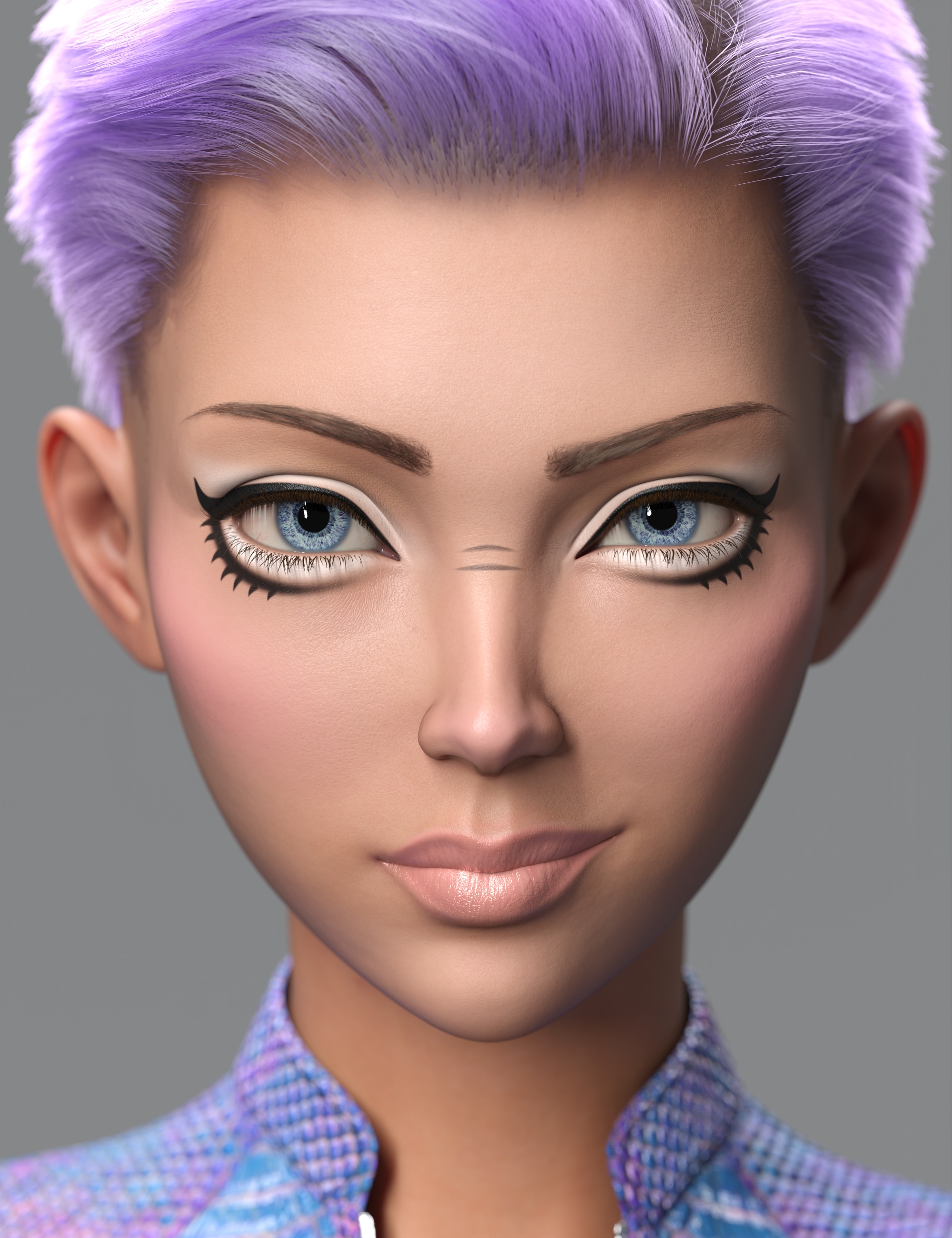 Kiri 9 HD Makeup Add-On by: , 3D Models by Daz 3D