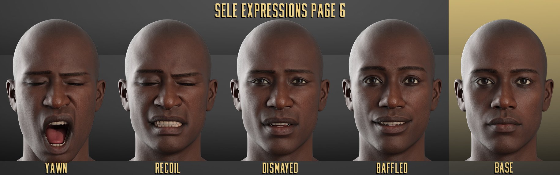 Subtle Expressions Lawrence 9 Edition | Daz 3D