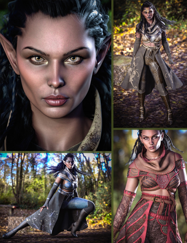 CB Ianira HD Character, Clothing, and Texture Expansions Bundle for Genesis 9