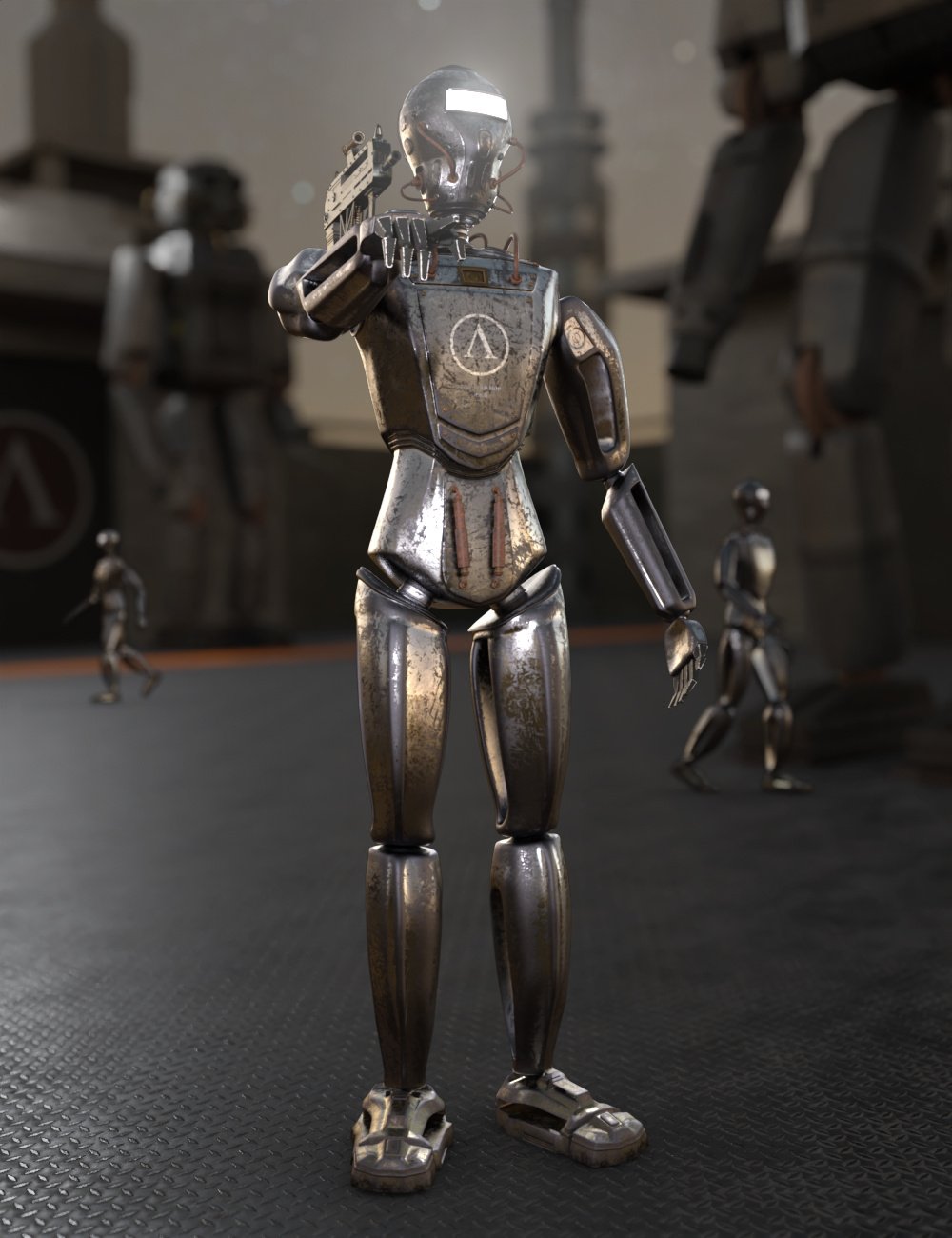 Hyperon Robot - Blue Angel by: Fantasyart3D, 3D Models by Daz 3D