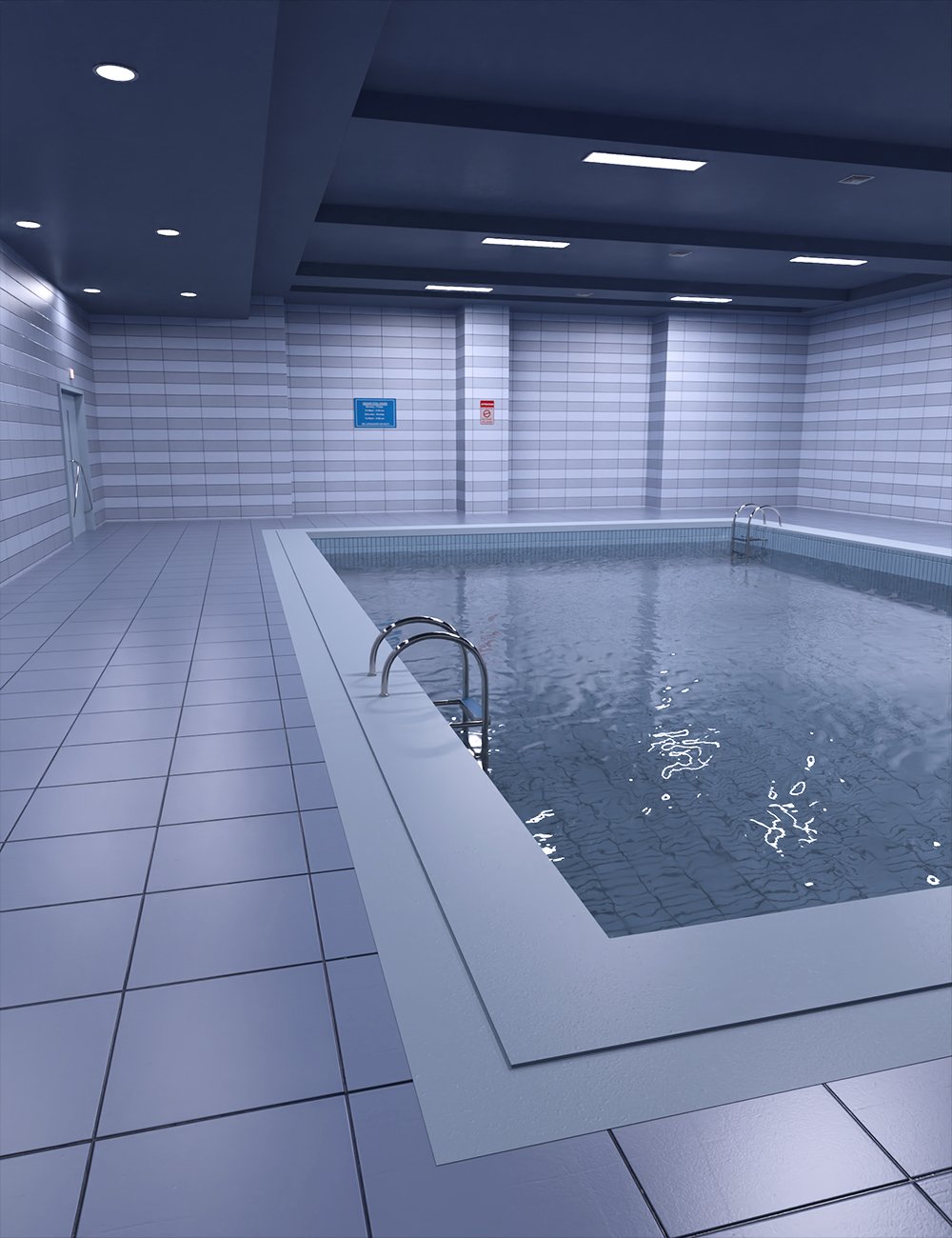 FH Indoor Pool by: Foxhound, 3D Models by Daz 3D