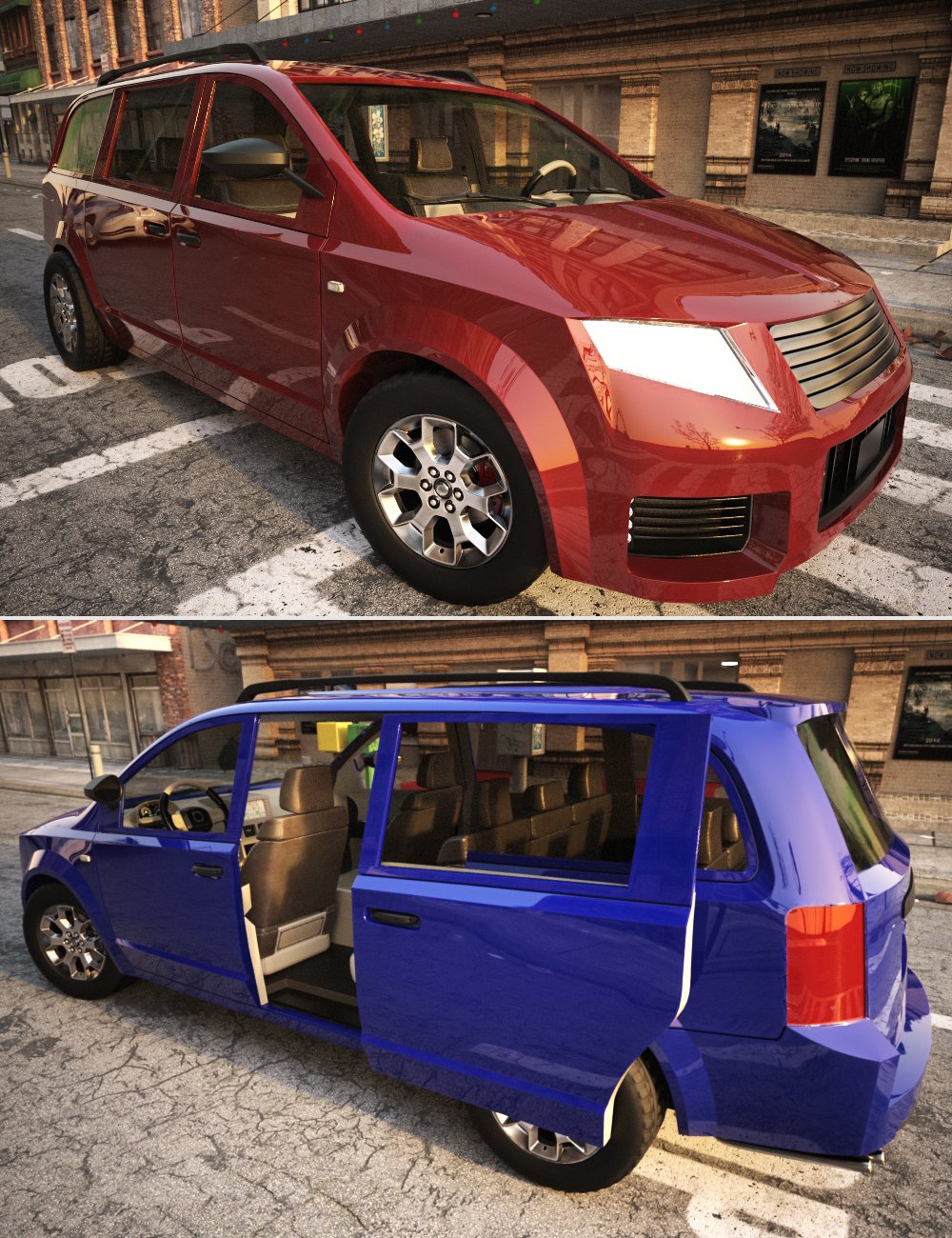 XI Prevalent Minivan by: Xivon, 3D Models by Daz 3D