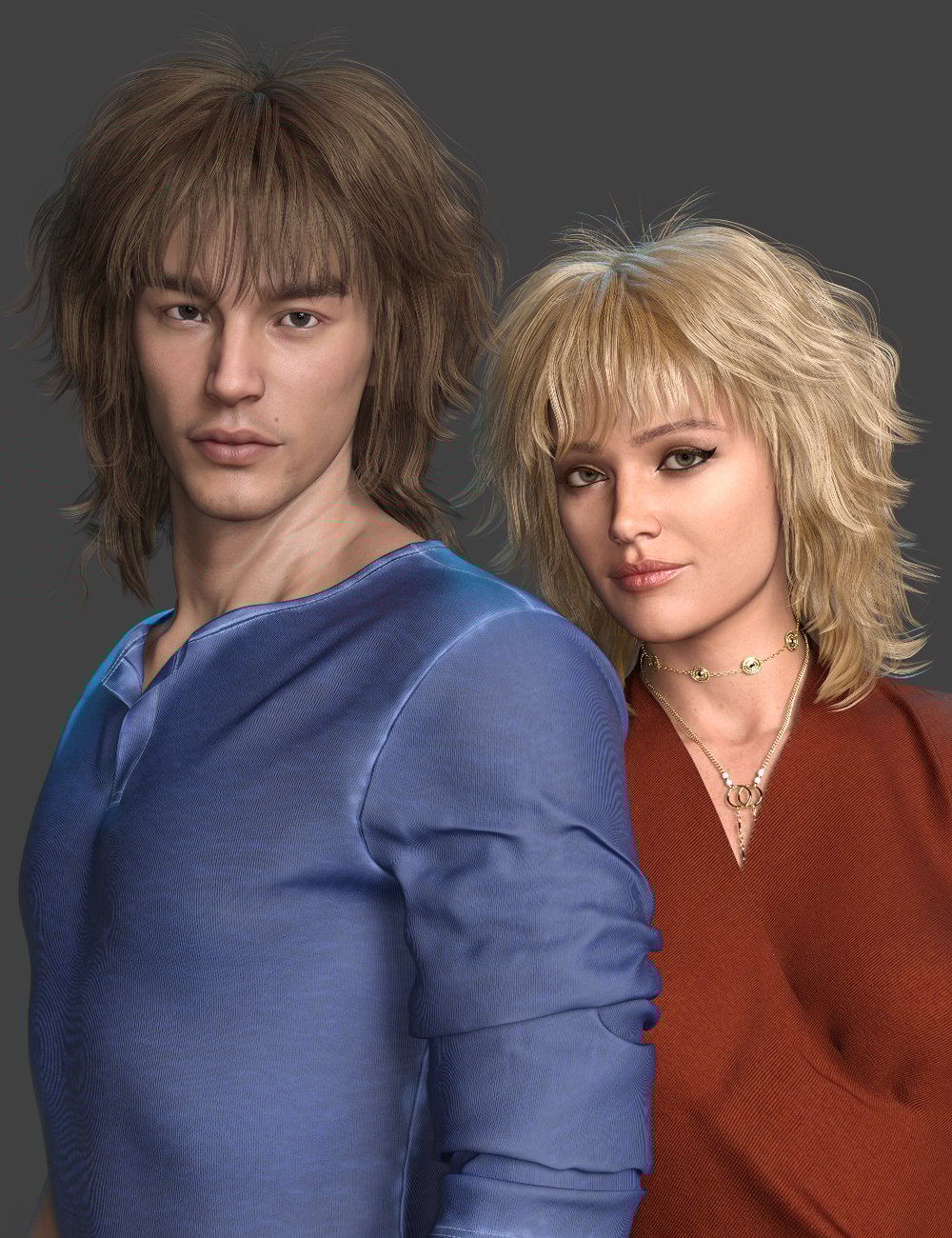 Dallas Hair for Genesis 9