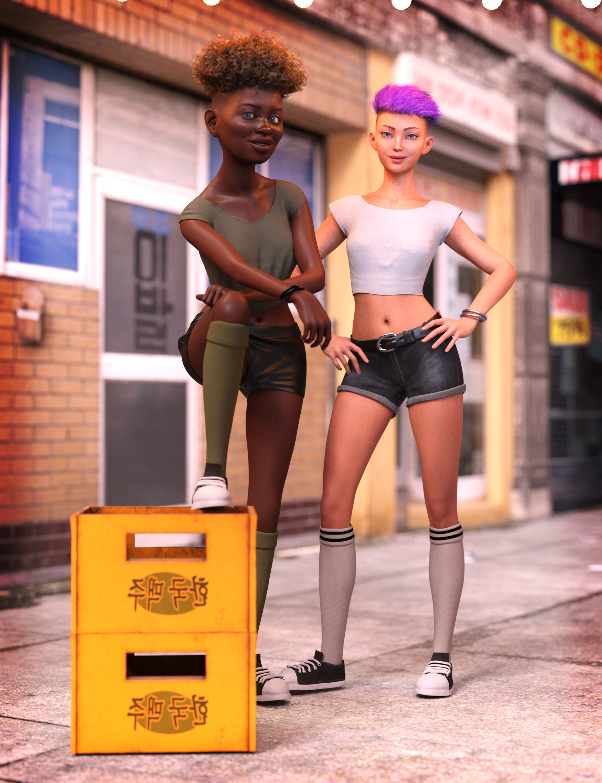 M3D Urban Outfit for Genesis 9 by: Matari3D, 3D Models by Daz 3D