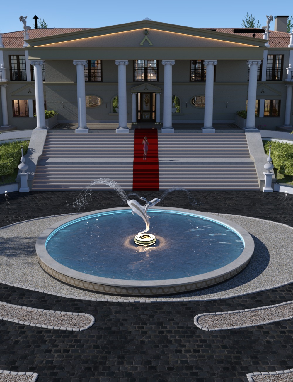 PW The White Palace by: PW Productions, 3D Models by Daz 3D