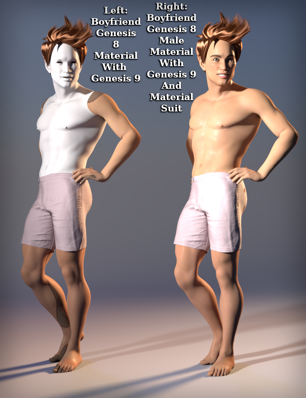 RSSY Genesis 8 and 8.1 Male Material Suit for Genesis 9 by: SickleyieldRiverSoft Art, 3D Models by Daz 3D