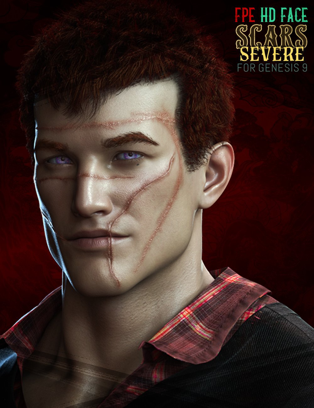 FPE HD Face Scars Severe for Genesis 9 FPE HD Face Scars Severe for Genesis 9 by: FenixPhoenixEsid, 3D Models by Daz 3D