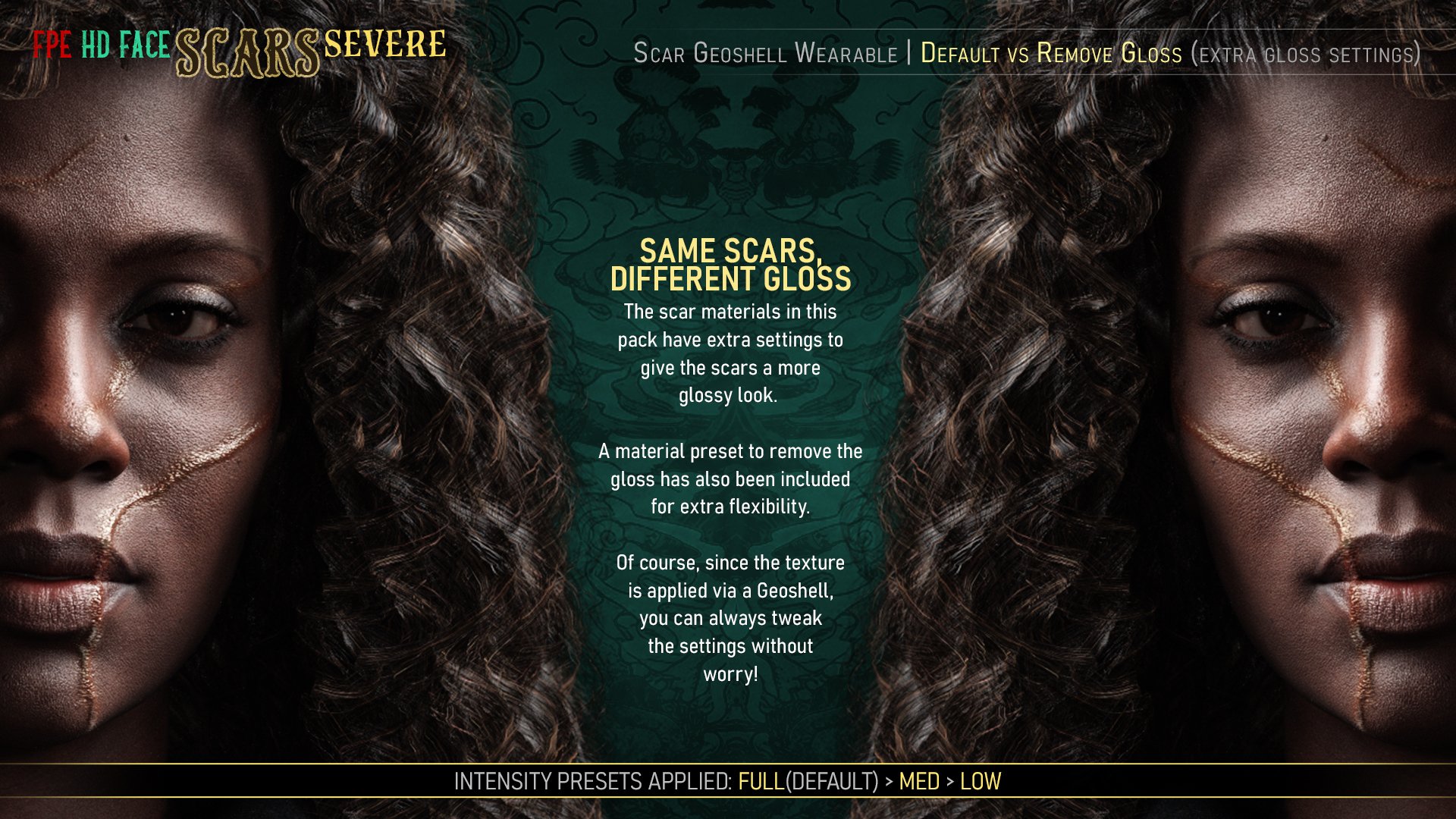 FPE HD Face Scars Severe for Genesis 9 FPE HD Face Scars Severe for Genesis 9 by: FenixPhoenixEsid, 3D Models by Daz 3D