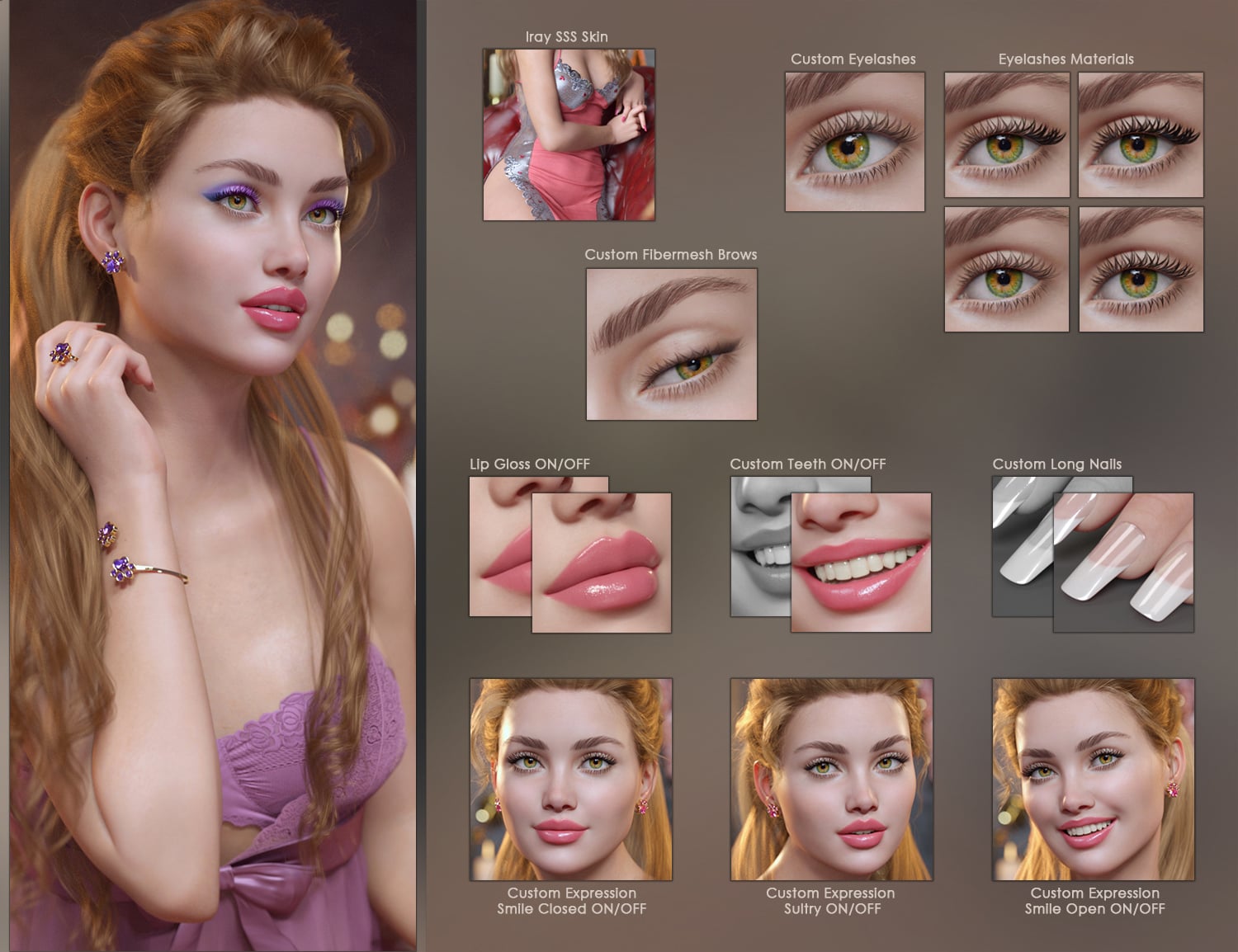 Addy Emily for Genesis 8 Female | Daz 3D