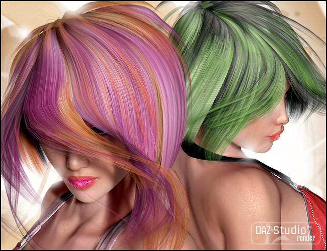 Niamh Hair Niamh Hair by: SWAM, 3D Models by Daz 3D