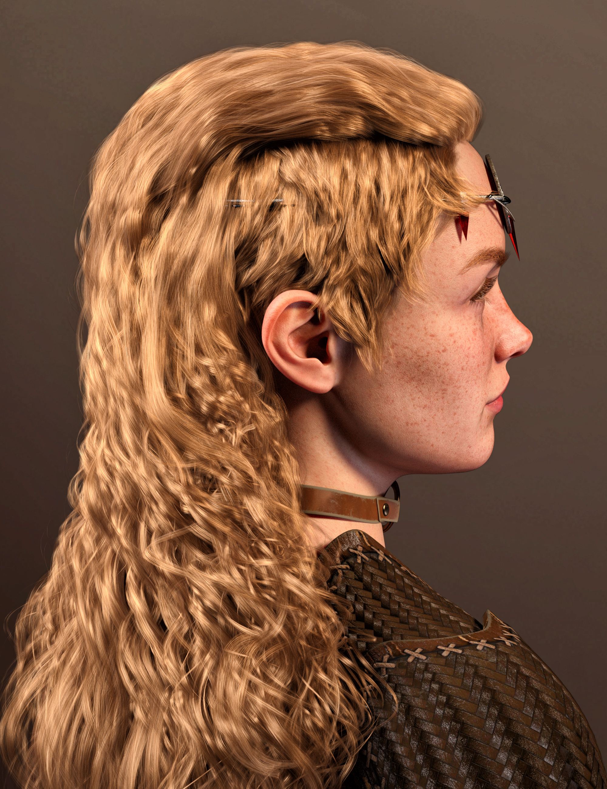 FE Viper Hair for Genesis 9 by: FeSoul, 3D Models by Daz 3D