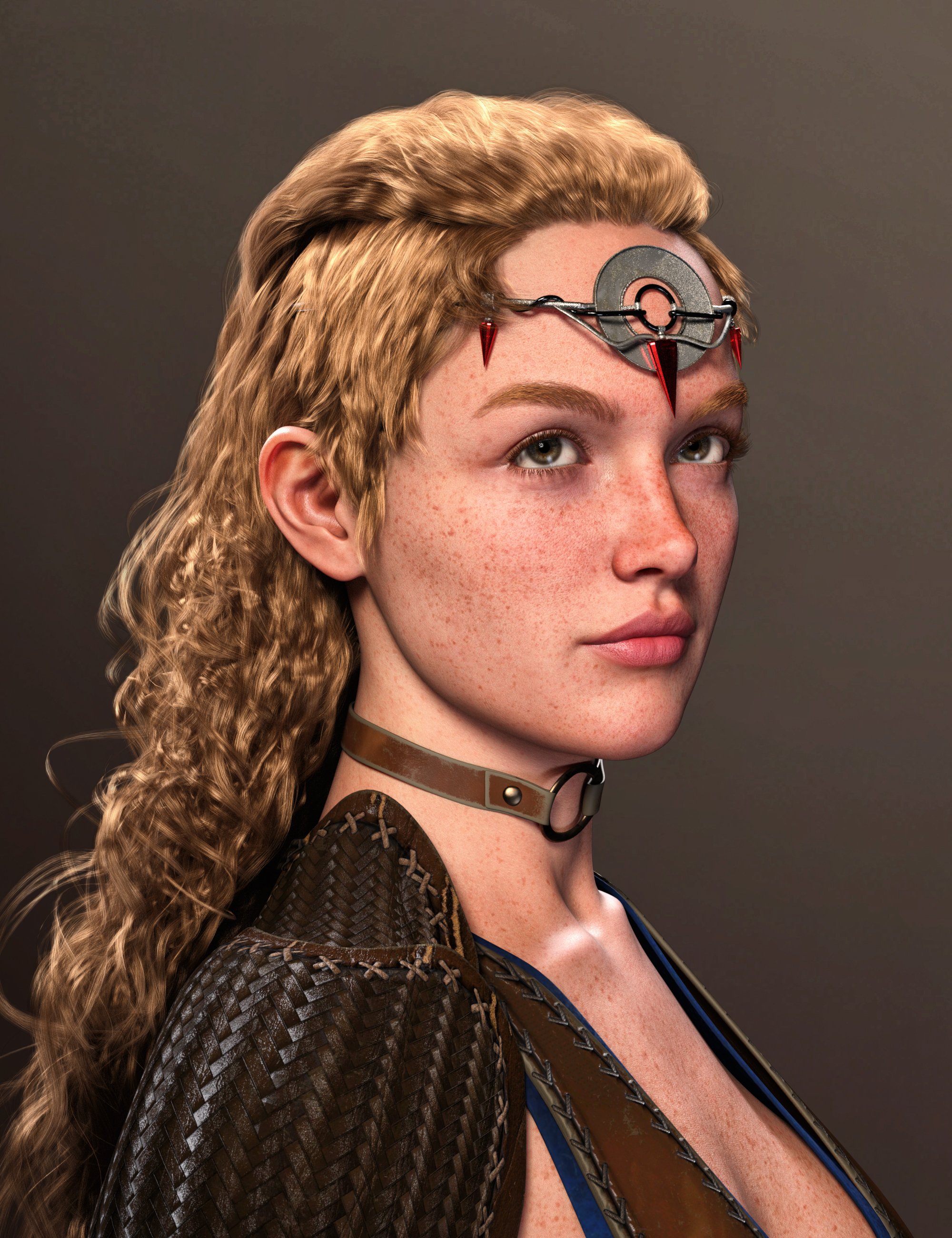FE Viper Hair for Genesis 9 by: FeSoul, 3D Models by Daz 3D