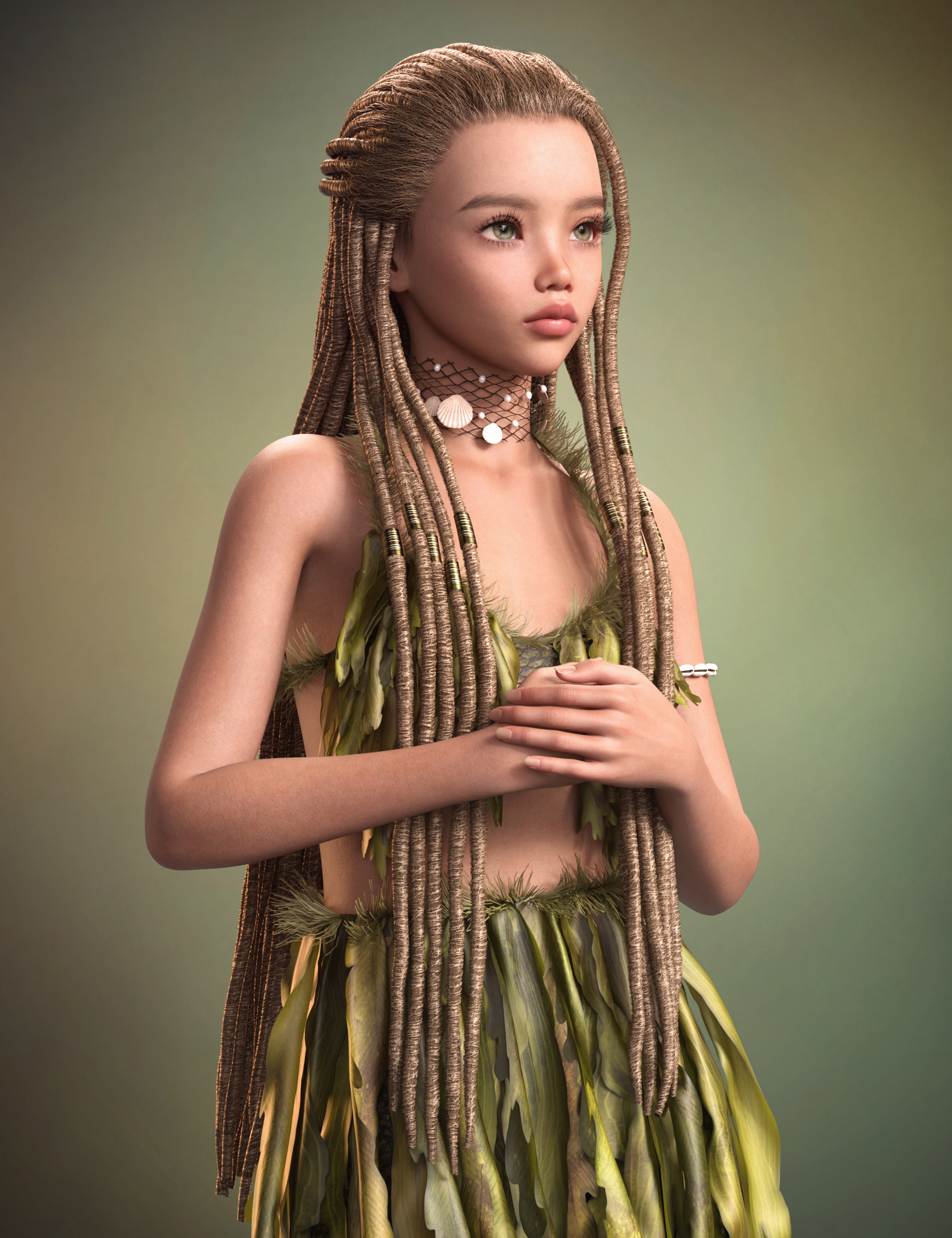 Calypso Hair For Genesis 9 by: Mihrelle, 3D Models by Daz 3D
