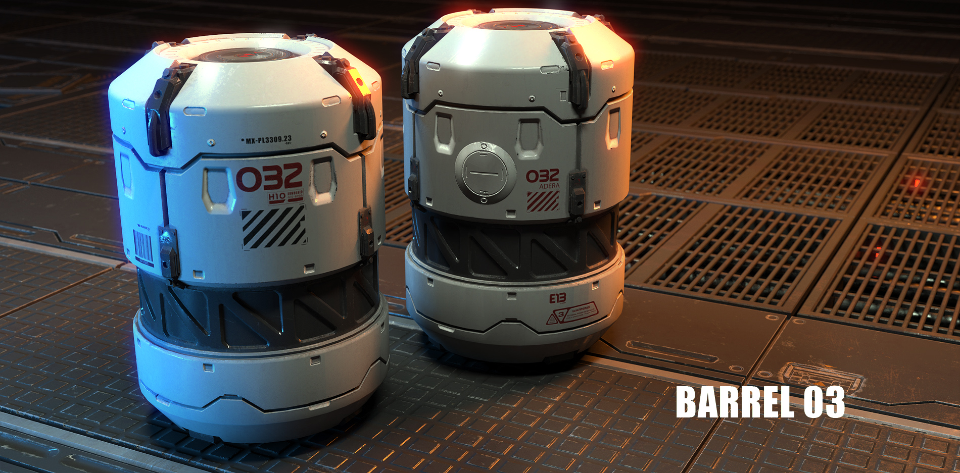 Sci-Fi Props: Barrels | Daz 3D