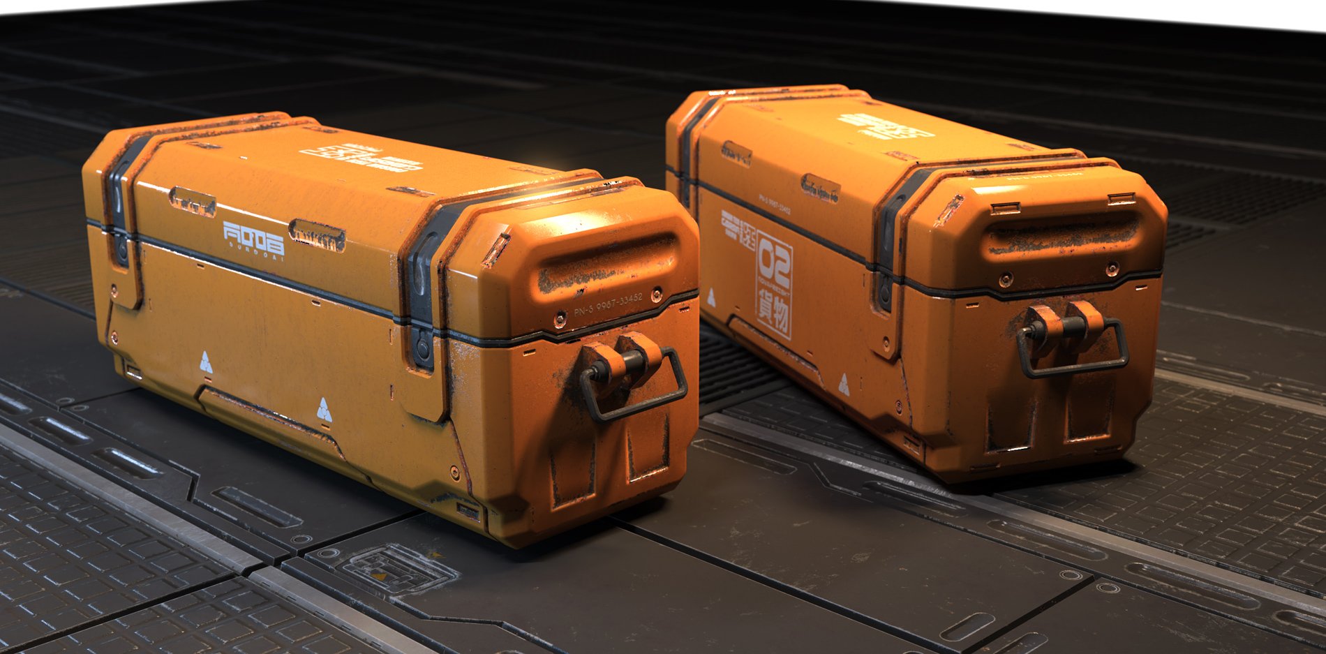 Sci-Fi Props: Crates And Containers Bundle | Daz 3D