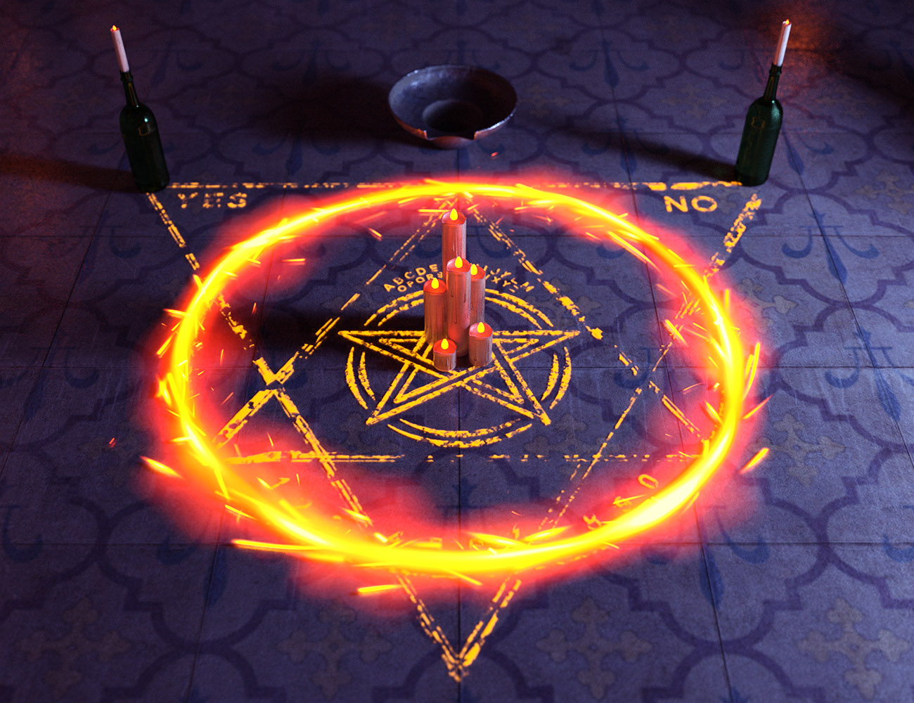 Chalk It Up! Summoning Shenanigans | Daz 3D