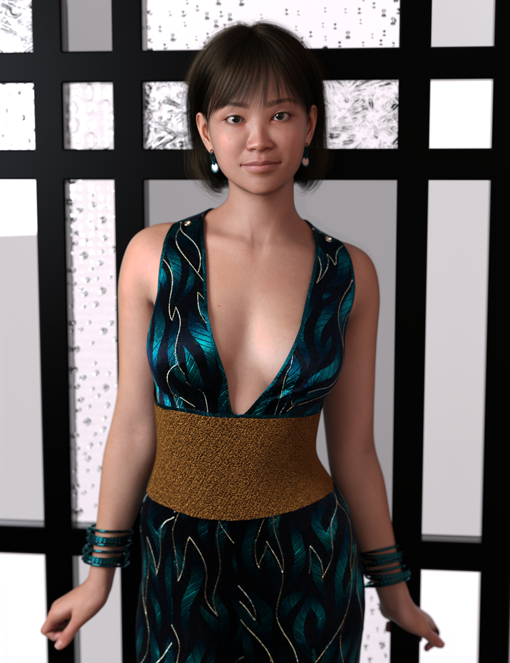 Versatility for dForce Carmen Outfit for Genesis 9 by: , 3D Models by Daz 3D