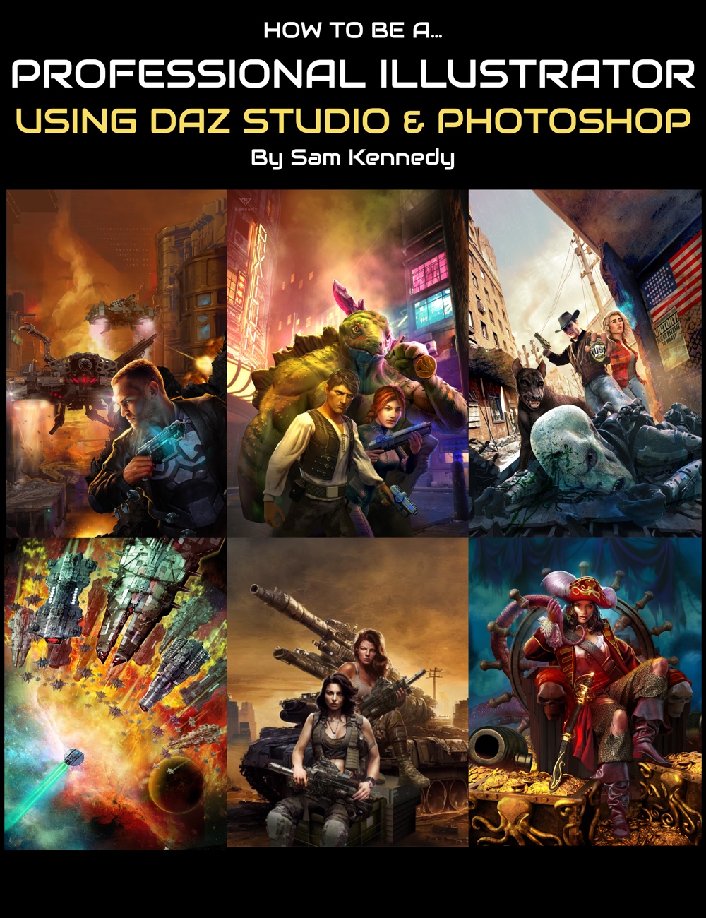 How to be a Professional Illustrator using DAZ Studio and Photoshop by: Digital Art Live, 3D Models by Daz 3D