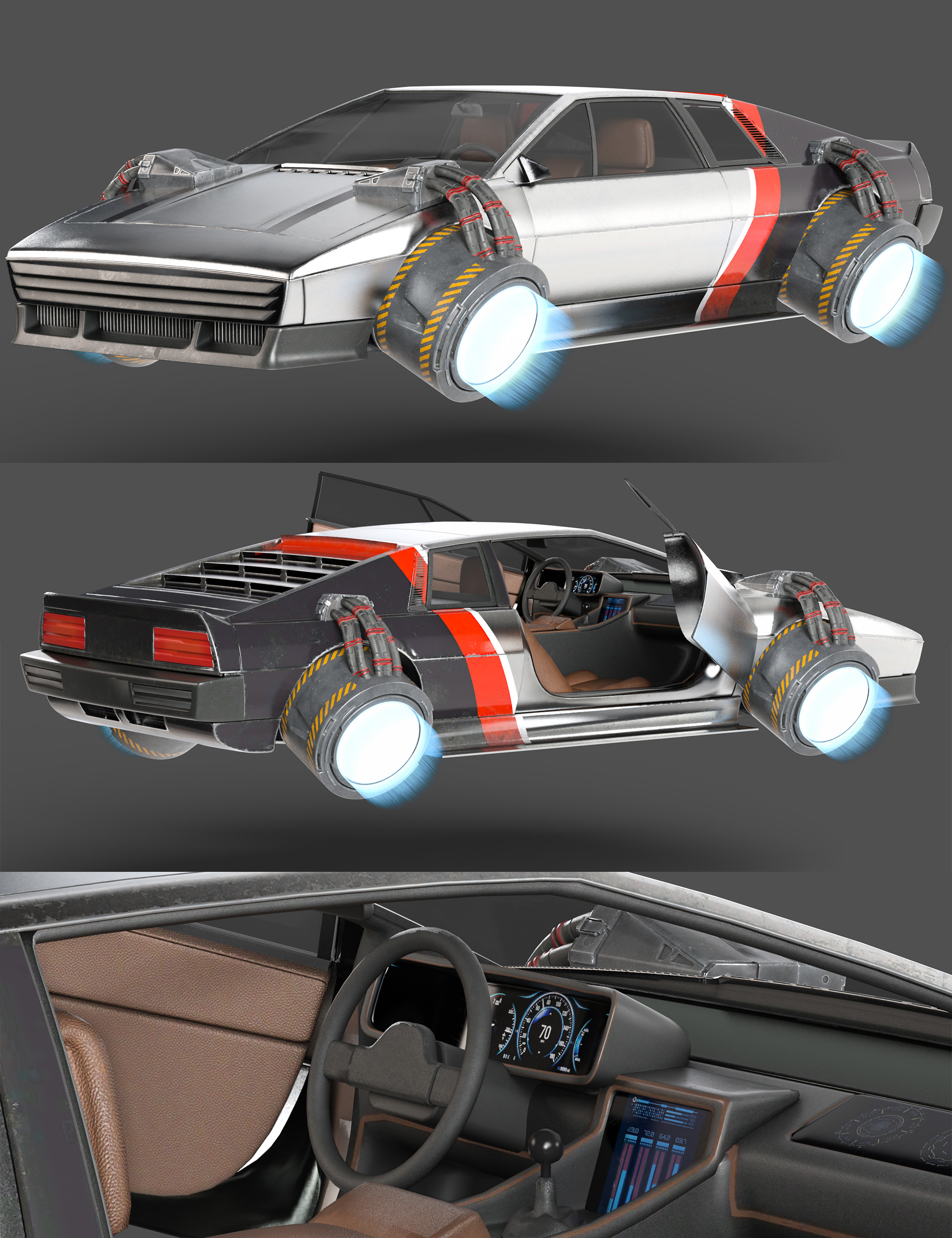 BW JetRunner Car by: Beautyworks, 3D Models by Daz 3D
