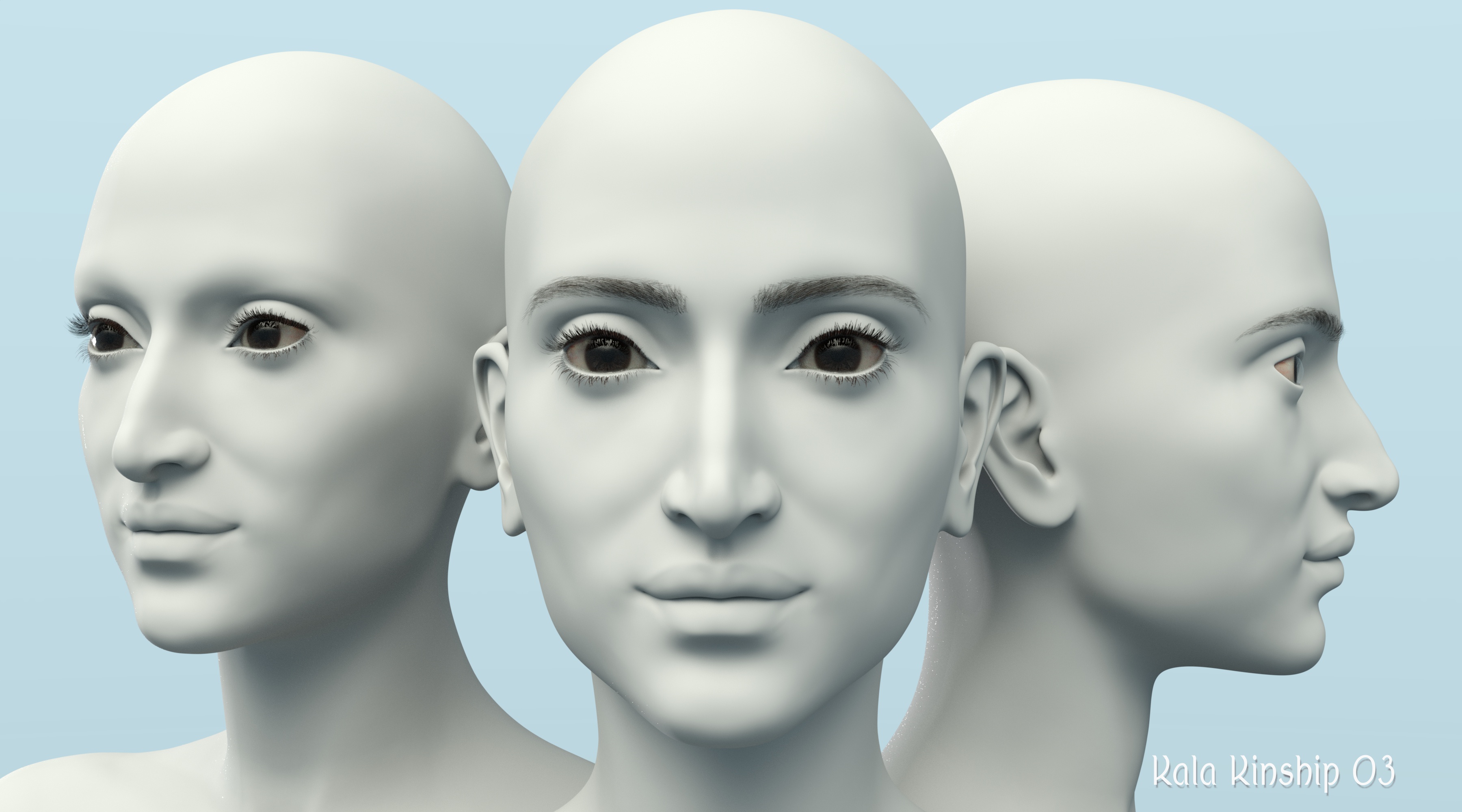 Kala 9 Kinship Alternate Face Morphs | Daz 3D