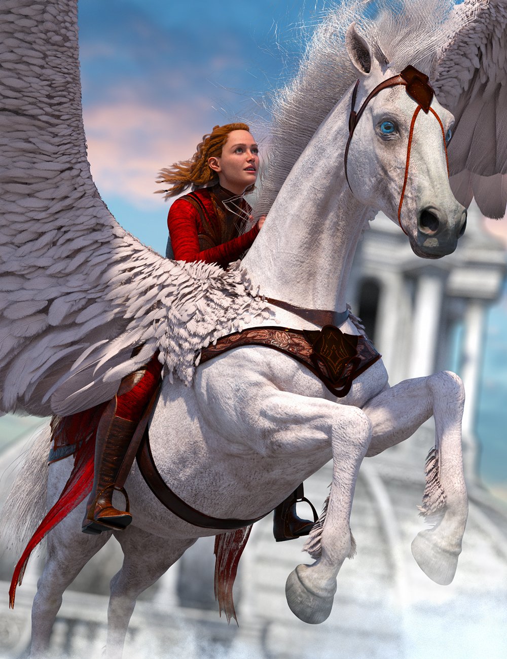 Pegasus Tack for the Daz Horse 3