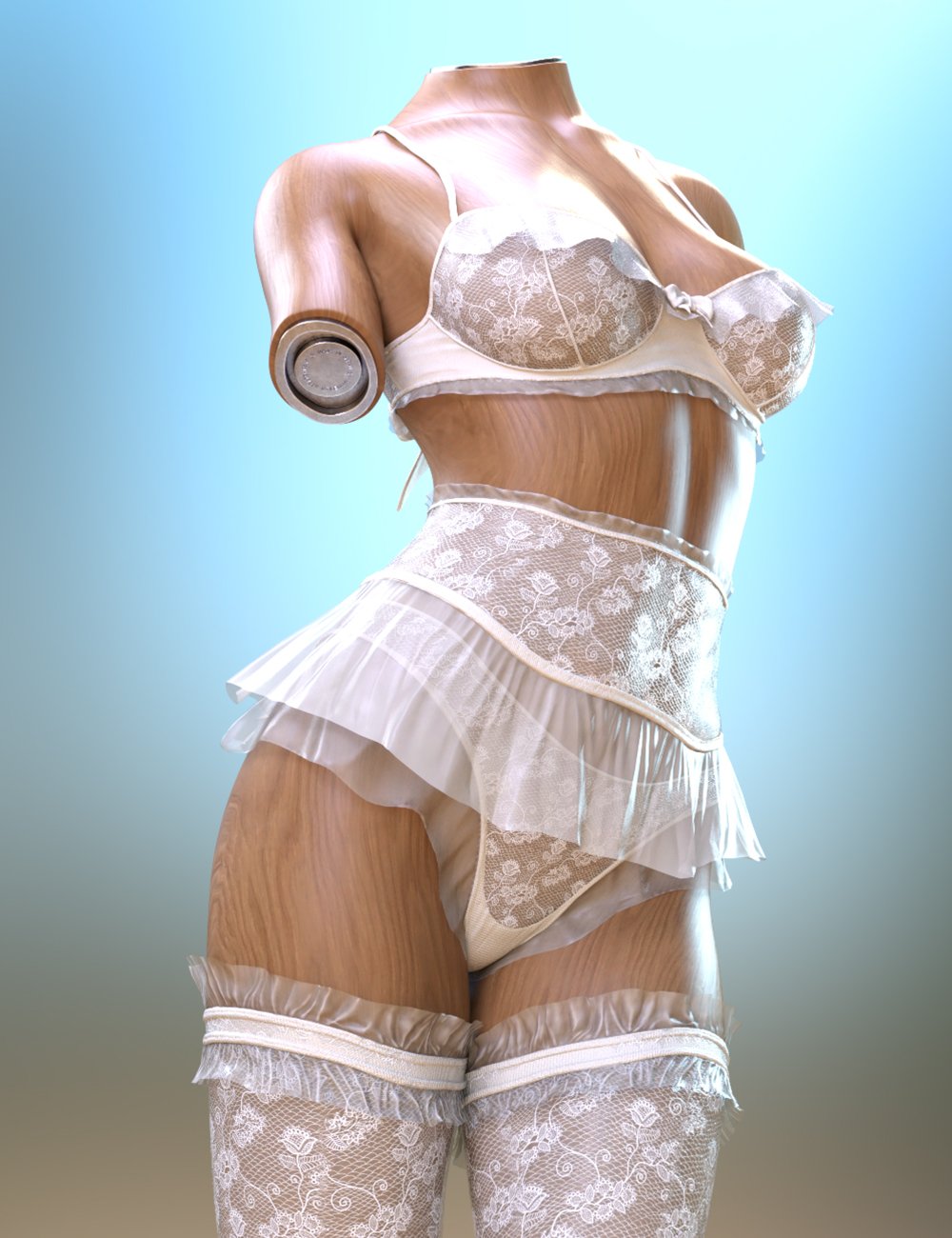 Rococo Lingerie for Genesis 9, 8 and 8.1 by: Priap, 3D Models by Daz 3D