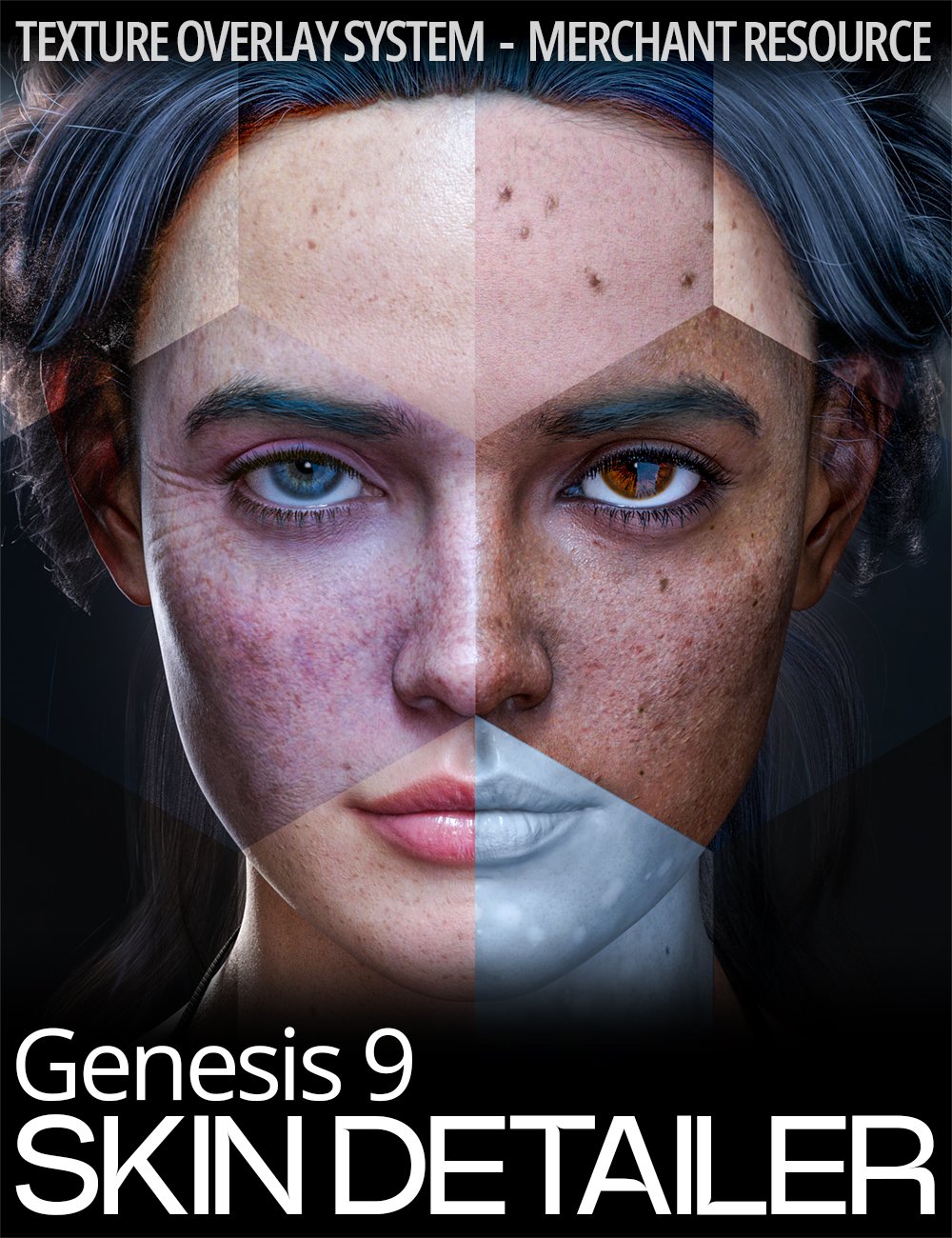 Skin Detailer For Genesis 9 Merchant Resource by: Colm Jackson, 3D Models by Daz 3D