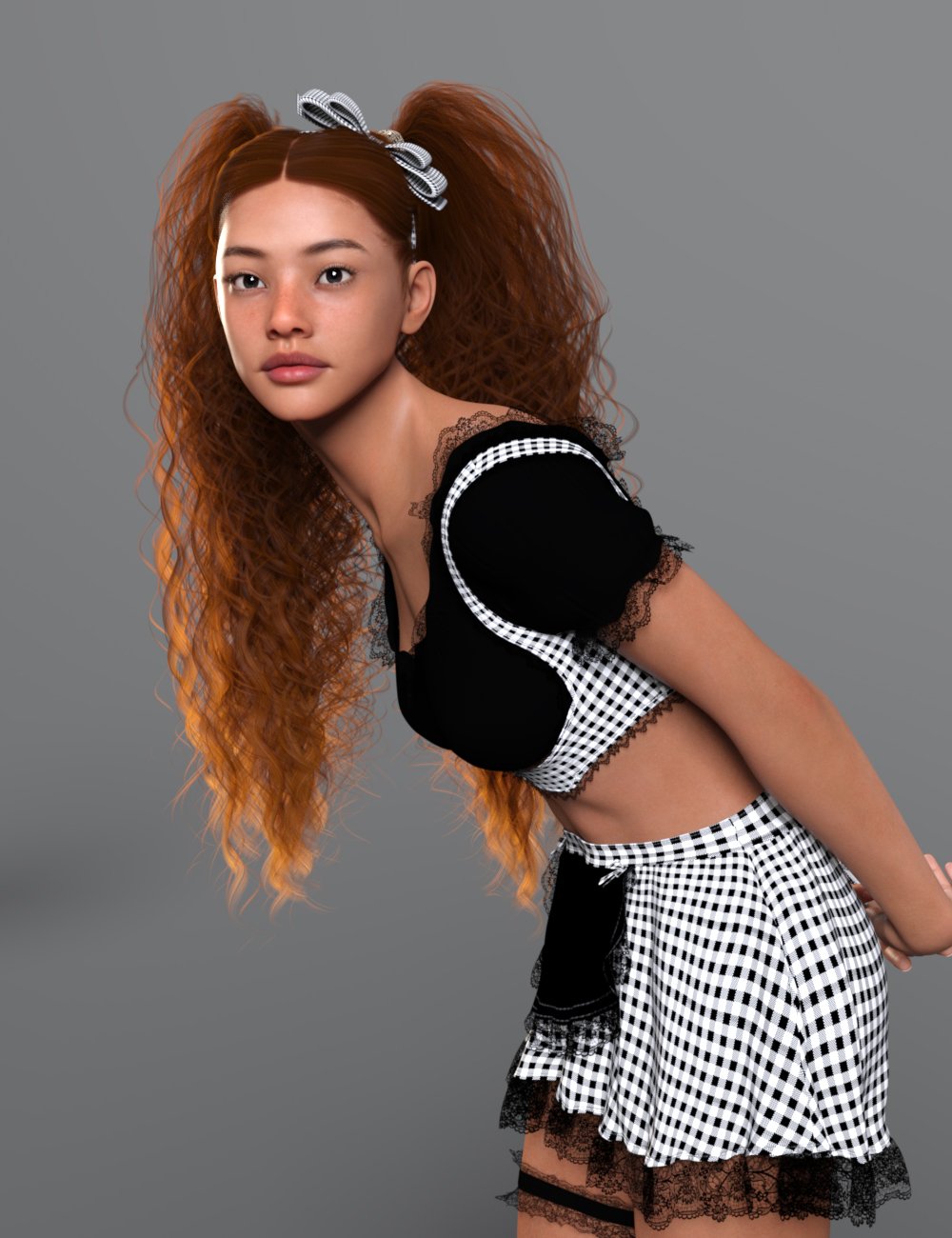 PA Jenny Hair for Genesis 9 by: ParagonSecond-Circle, 3D Models by Daz 3D