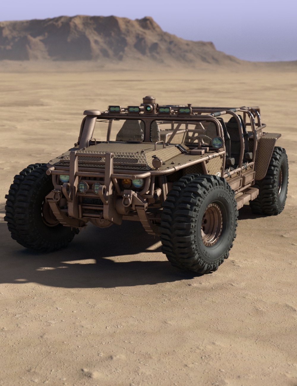 Warthog Prototype A2 by: DzFire, 3D Models by Daz 3D